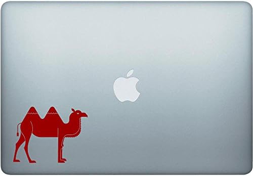 Верблюжья 4-инчов Червен стикер за Macbook или лаптоп - С гордост, направени в САЩ от лепкав винил