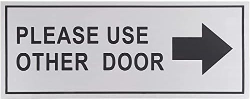 Juvale Моля, използвайте други вратите табели - 2 опаковки Метални Моля, използвайте други вратите табели, алуминиеви