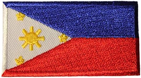 Флаг на страната, на Филипините Малък Железен Икона на Стопанските на Нашивке 1,5 Х 2,5 Инча Нов