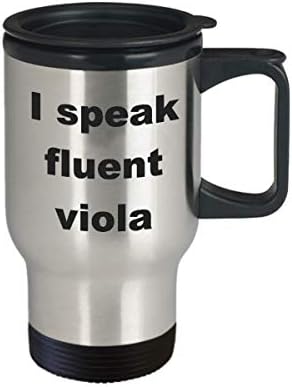 Пътна Чаша за Виола – Забавно Саркастическая Идея за Подарък От Новост утайка от чаша за Чай От Неръждаема Стомана