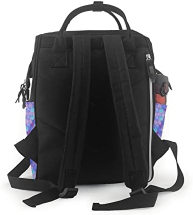 Раница-чанта за памперси на Русалка с лилава риба Везни, Многофункционална Детска чанта, Чанта за памперси за бременни,