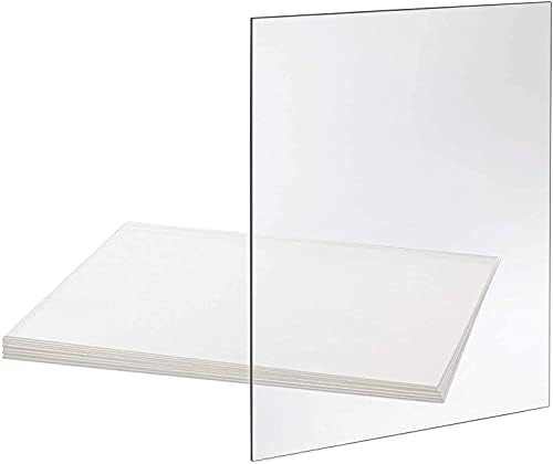 Сменяеми стъкла за рамки skyDrama (кристално чисти, 8,5x11, 3 опаковки) Плоско са топлинно засили стъкло с висока