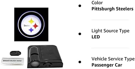 Спортна култура NFL Питсбърг Стийлърс Led Лазерен Проектор за вратите на Автомобила - Led Светлинна Проектор за
