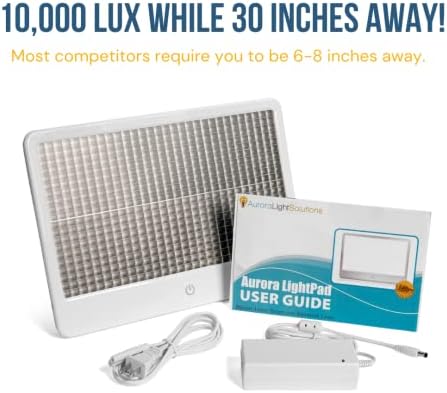 Северно сияние в Аляска Aurora LightPad Max - Кутия за терапия ярка светлина 10 000 АПАРТАМЕНТ - Продаден в повече