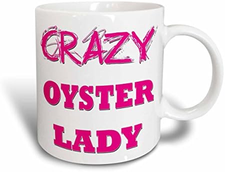 Керамична чаша 3dRose mug_175215_1 Crazy Oyster Lady, 11 Грама