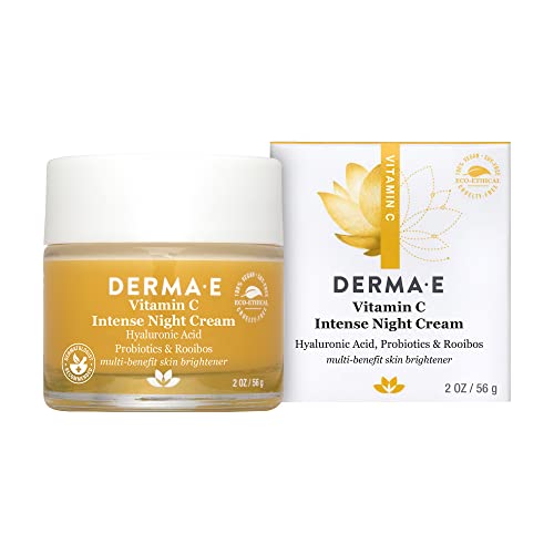 Интензивен нощен крем с витамин С DERMA-E – Осветляющий и Хидратиращ Крем За възстановяване на кожата на лицето