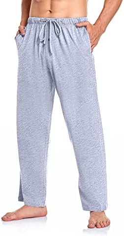 Пижамные Панталони от памук COLORFULLEAF за Мъже, Пижамные Панталони, Мъжки Пижамные Панталони, Панталони за Почивка