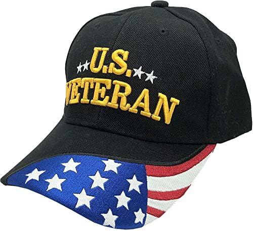 Бейзболни шапки Армията на САЩ, Шапки, Военно Облекло | Ветеран в пенсионна възраст | С 3D Бродерия | Регулируеми
