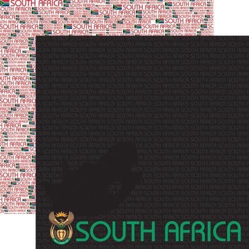 Двустранен Хартия за Албуми Reminisce Passports с размери 12 на 12 Инча, Южна Африка
