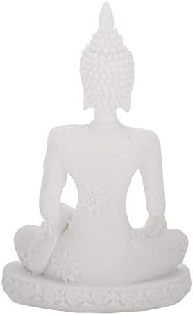DaMohony Медитирующая Седнала Статуя на Буда Дърворезба на Статуетка на плавателни съдове за Декорация на Дома Тенис