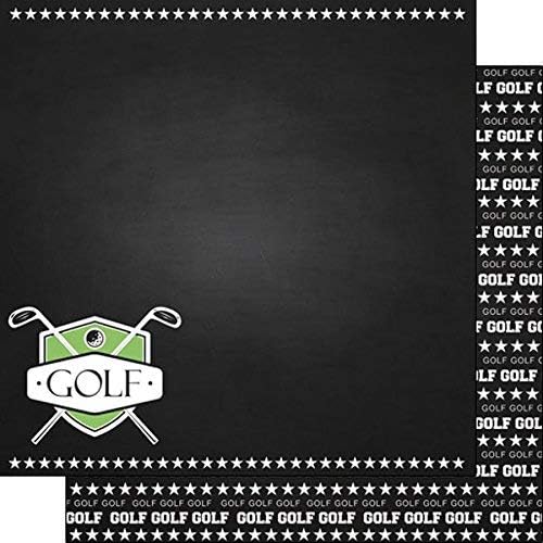 Дъска за голф Спорт (37310) 12 см x 12 см Двустранен Хартия за албуми - 1 Лист