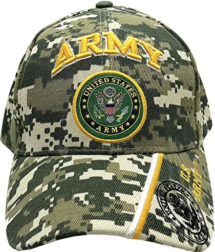 Бейзболни шапки Армията на САЩ, Шапки, Военно Облекло | Ветеран в пенсионна възраст | С 3D Бродерия | Регулируеми
