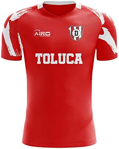 Аэроспортивная Облекло 2022-2023 Deportivo Toluca Home Concept Football Футболна Тениска Джърси