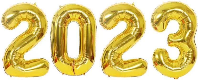 2023 Балони 32 Инча Цветни Фигури От Фолио Балони Банер за 2023 Коледната Украса на Годишнина от Завършване на Училище