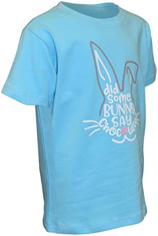 Уникална Тениска с Шоколад Уши Зайче Великден За по-малките Момчета