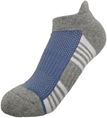 ZAZAZU Дамски Чорапи за джогинг по щиколотку с мека и дишаща подплата, спортни чорапи с ниско деколте (3 Чифта)