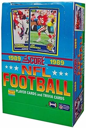 Футболна кутия с резултат от 1989 г. насам