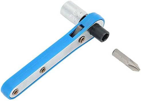 Гаечен Ключ с механизма на палеца WALFRONT 10 мм с Отвертка PH2, Комплект за Ремонт в Края на ключове за Гаража