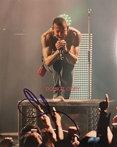 Честър Беннингтон от Linkin Park ново издание с подпис 11x14 снимка на плаката 2 RP