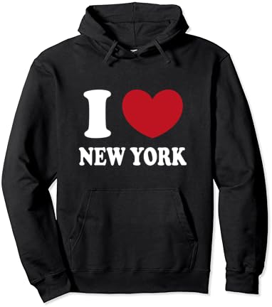 Аз обичам Ню Йорк Пуловер с качулка