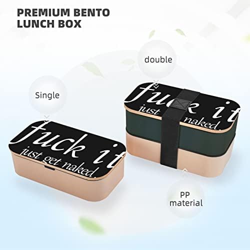 Черно-бяла кутия за Bento за обяд с подобрени регулируема каишка, штабелируемый за многократна употреба запечатан