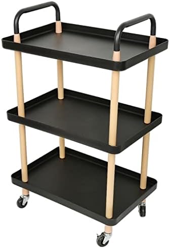 SLNFXC Кухненски 3-слойная квадратна количка е Лесна Мултифункционална Количка за лесна инсталация В Хола за домашно