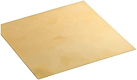 Медни листа фолио YIWANGO Месинг лист Суровини, за обработка на метали Латунная плоча Медни листа (Размер: 1x100x200