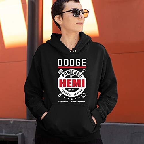 Тениска Hunt Dodge Powered by Hemi Hoody Оригиналният Hoody Dodge Charger Challenger с качулка