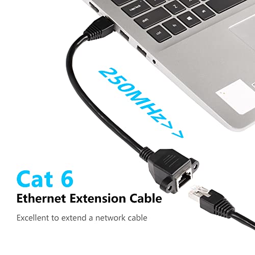 Кабел SinLoon RJ-45 Ethernet, Екраниран Кабел Cat 6 LAN, удължителен кабел Ethernet между мъжете и жените за Рутер,