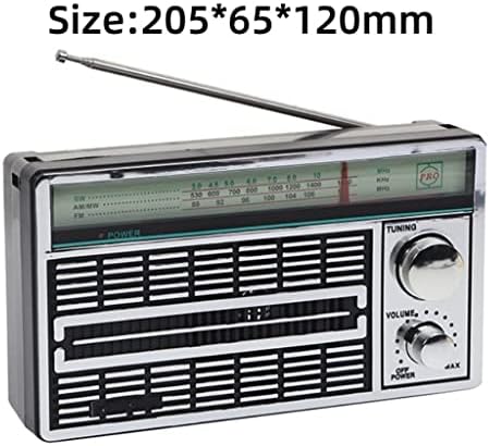 LMMDDP Outdoor Walkman Ретро Преносим Високоговорител Плейър Сребро Компактен Радио с Голям Капацитет