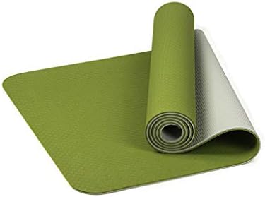 Здрав килимче за Йога NEARTIME с Дебелина 15 мм, Дебела Подложка за практикуване на Йога за Домашен Фитнес с Каишка