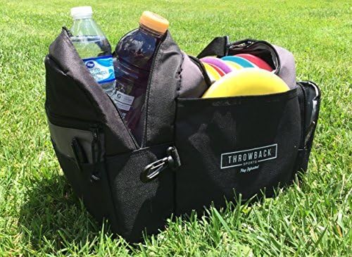 Чанта Throwback Sack - Фризби Disc Golf Bag с охладител и допълнителна подплата, удобна каишка - с капацитет 12-15