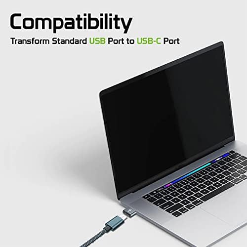 Бърз USB адаптер-C за свързване към USB-порт, който е съвместим с вашите GoPro Hero6 Black за зарядни устройства,