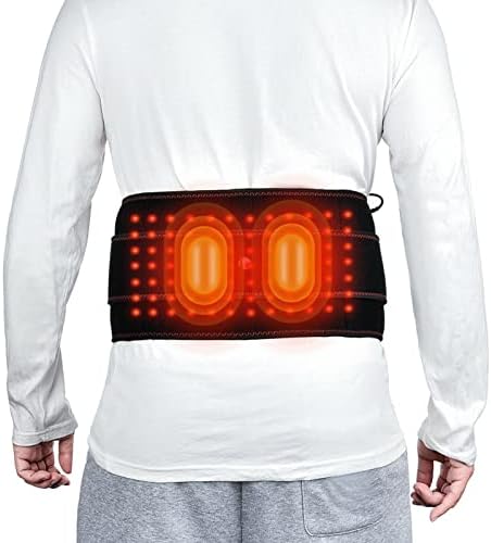 Нагревателен Колан NYW LED Red Light Терапия с Инфрачервени Светлина Облекчаване на Болки В Мускулите на Гърба и