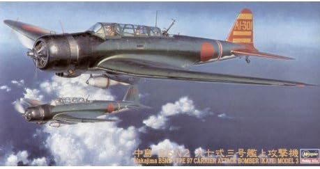 Sturmovik - бомбардировач Kate Pearl Harbor B5N2 Тип 97 Модел 1 1-48 от Хасегава