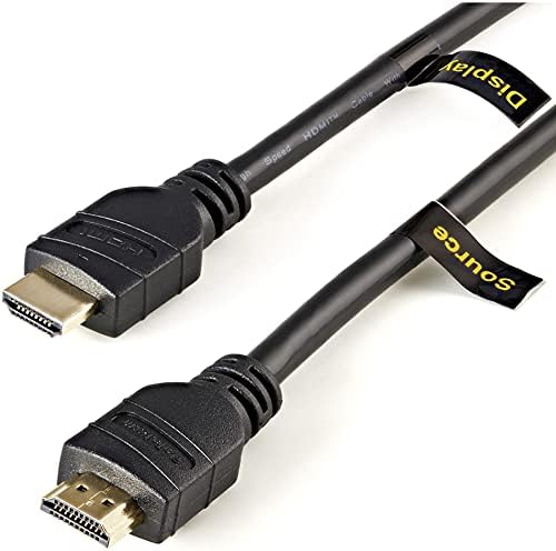StarTech.com високоскоростен HDMI кабел 2 метра (6 фута) бял цвят CL3 в стената - HDMI Кабел и Ultra HD 4k x 2k