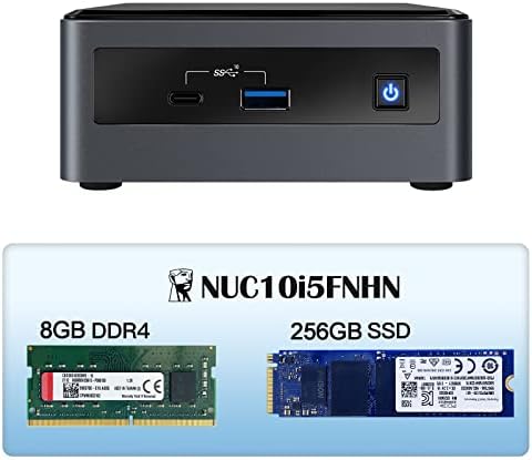 Intel NUC, мини-КОМПЮТЪР Intel NUC 10 Frost Canyon NUC10i5FNHN, мини-компютър Win10 Pro, Intel Core i5-10210U, с