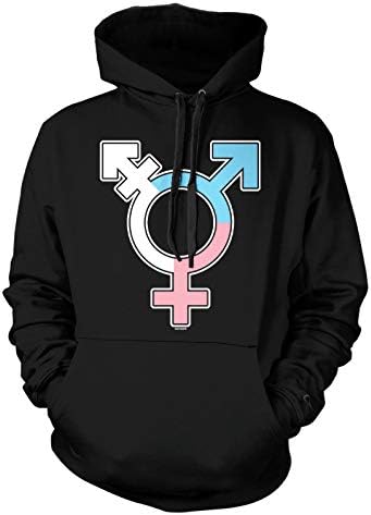 Символ на Трансджендър Haase Unlimited - Права трансджендър ЛГБТК Унисекс Hoody С качулка