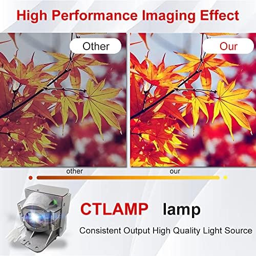 CTLAMP A + Качествена работа на смени лампа за проектор RLC-079 с кутия, Съвместима с Viewsonic PJD7820HD PJD7822HDL