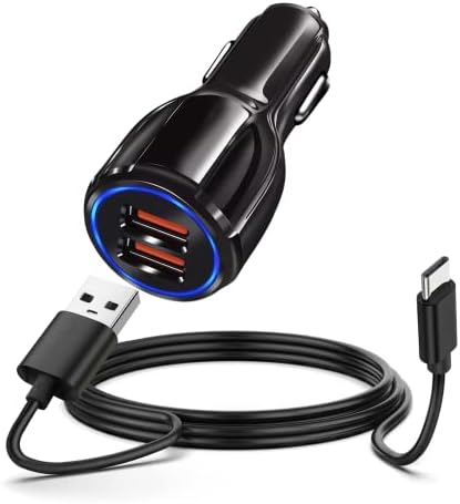 Зарядно USB Адаптер за Кола за Бързо зареждане за Мото G Power/G Stylus 2022 2020 2021, G Fast/G / n Play/G100/G