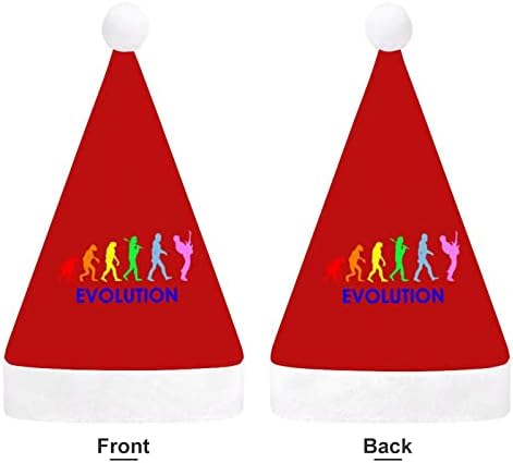 Еволюцията на Китариста на Групата Бас Коледна Шапка Санта Шапки Коледно Дърво Украса Празничен Декор, Подаръци