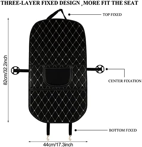 3 Броя Подложки за краката на Защитник на Задната седалка, Покривала за автомобилни Седалки Авто Възглавница За