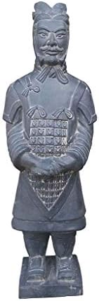 Тоалетна Статуя на Войник ЛЮШИ Чин, Глинена Фигурка на Генерала, Древна Китайска Модел на Генерал-Войник, Украса
