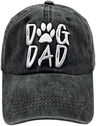 Мъжка бейзболна шапка Waldeal's Dog Dad, Постиранная Татко, Регулируем бейзболна шапка за Любителите на кучета