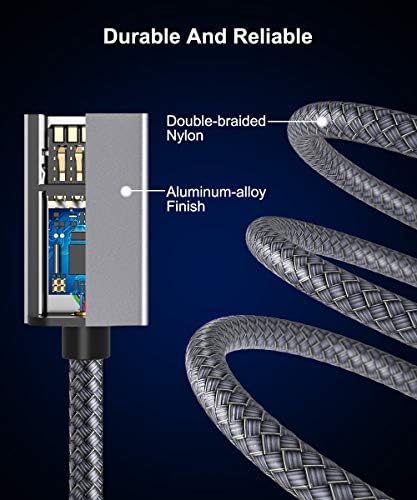 Кабел-адаптер Elebase Micro HDMI мъж към жена HDMI, Високоскоростен Стандартен HDMI конектор 2.0 тип D 4K/60Hz 0,67