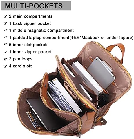 Кожени Портмонета и чанти WESTBRONCO в комплект с 15.6-инчовата Чанта за Лаптоп от Естествена Кожа