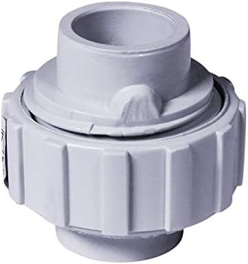 Междинен Клапан PVC Съединителна Прикачване Фитинг за тръба 1/2 Връзки с разтворител Бялата Пластмаса (597DV012)