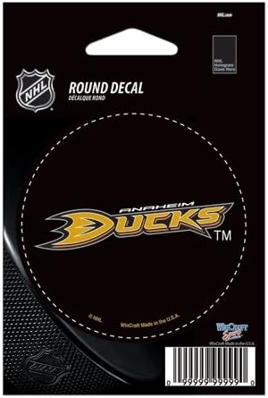 Vinyl Стикер WinCraft NHL Anaheim Ducks WCR66227091 Кръгла, 3 x 3