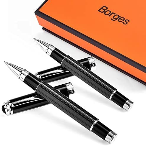 Бизнес подарък Borges, висококачествена химикалка за подпис, химикалка химикалка от въглеродни влакна, е най-добрата