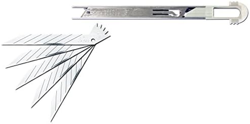 Патронный нож с 30-Градусова дръжка NT Кътър ABS с няколко остриета (A-553P), Жълт
